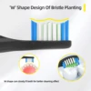 Compatible with Bitvae D2 Electric Toothbrush Replacement Heads, for Bitvae D2 Electric Toothbrush,10 Pack 5