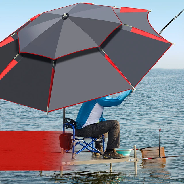 1.8/2.0/2.2/2.4/2.6m Outdoor Beach Fishing Umbrella Rain-proof