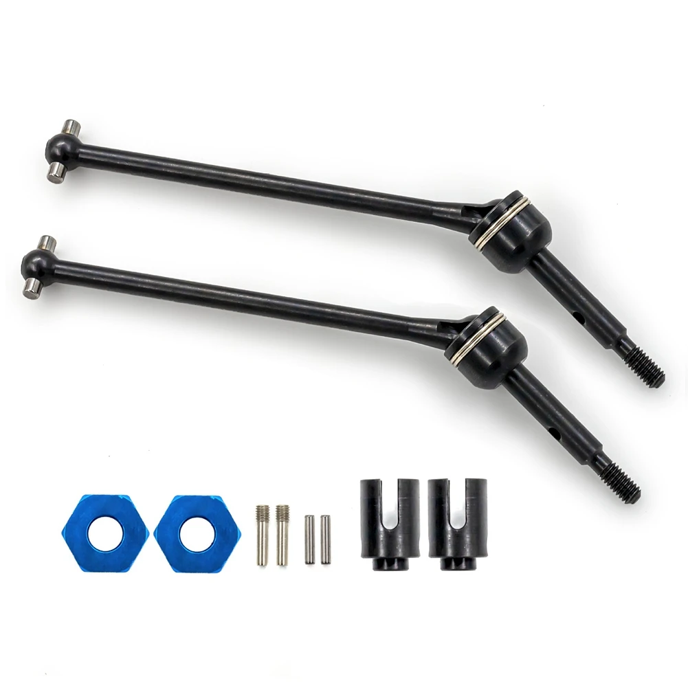 2PcsSteelRearDriveShaftDriveshaftsfor110TraxxasSlashRustler