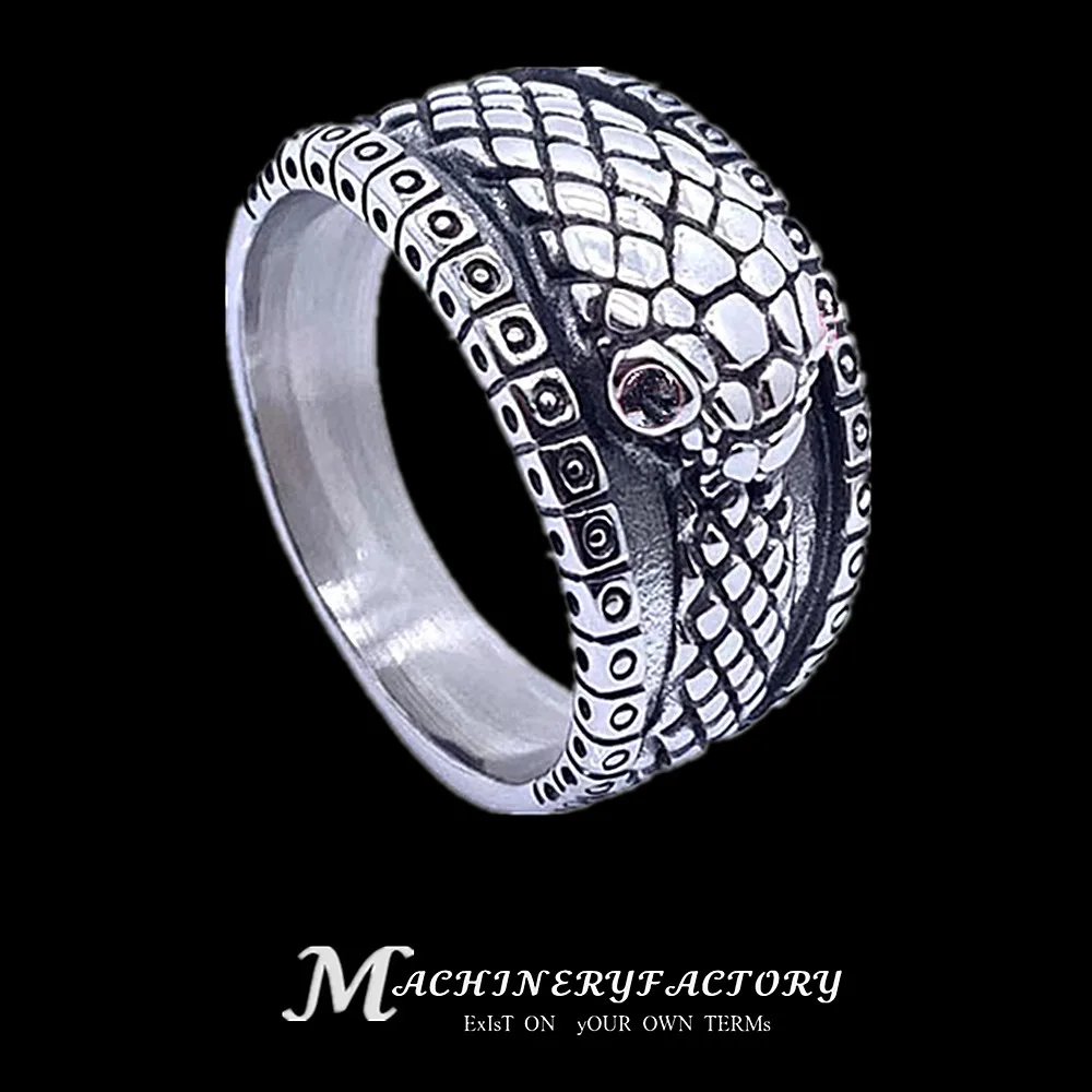 

2022 New Snake Ring Vintage Snake 316L Stainless Steel Ring Motorcycle Party Punk Ring Men Ring Cool Hip Hop Jewelry