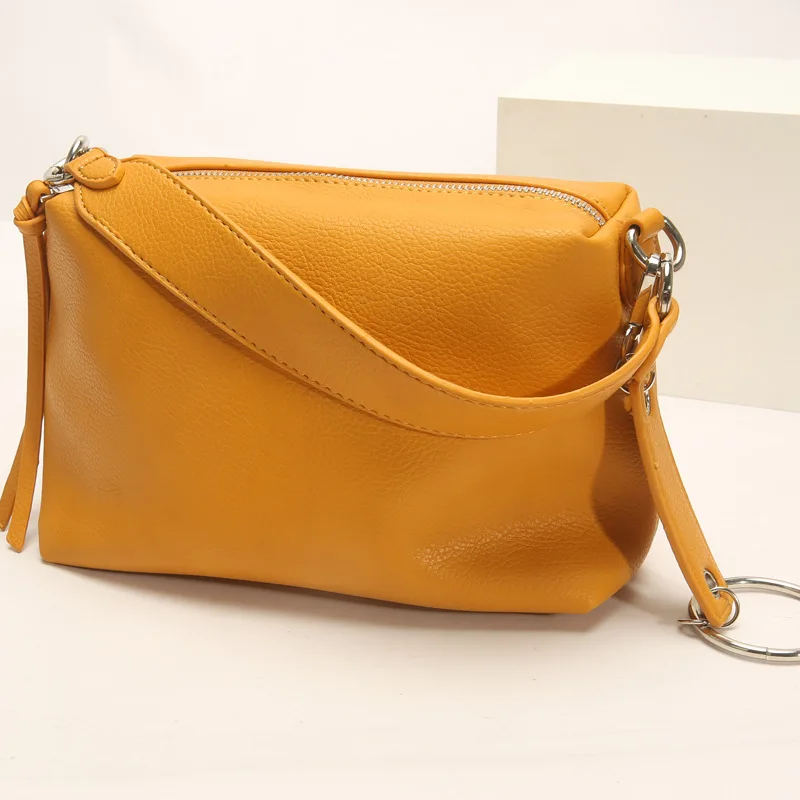 Trend Designer Leather Shoulder Bags for Women's 2023 Luxury Handbags High Quality Vintage Messenger Crossbody Bag Female Clutch