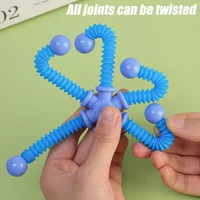 1pcs Fidget Spinner Toys Kids Pop Tube Sensory Toys Suction Cup Games Plastic Transformable Stress Relief Children Adult Gifts 2