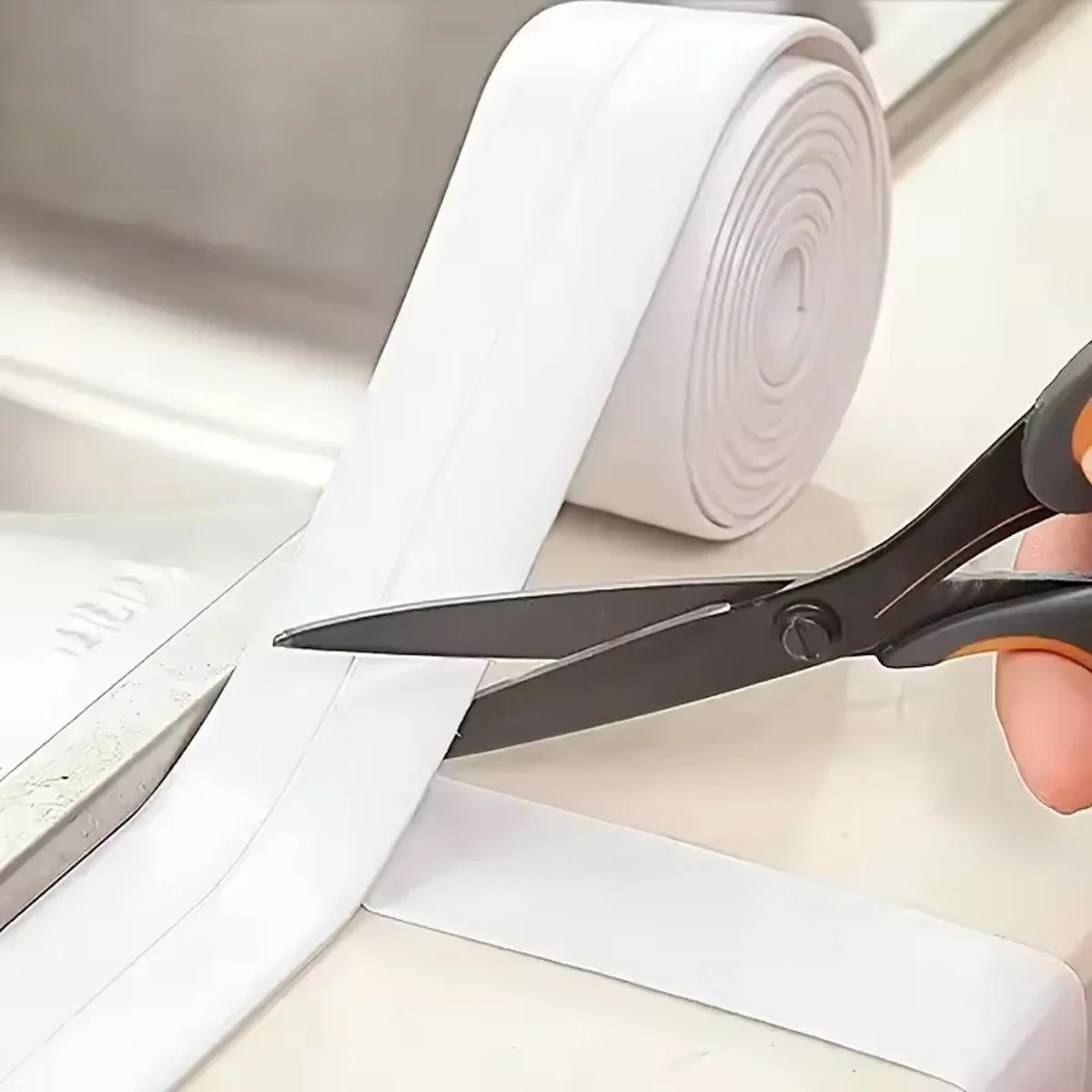 Waterproof PVC Self-Adhesive Tape for Bathroom, Sink & Kitchen