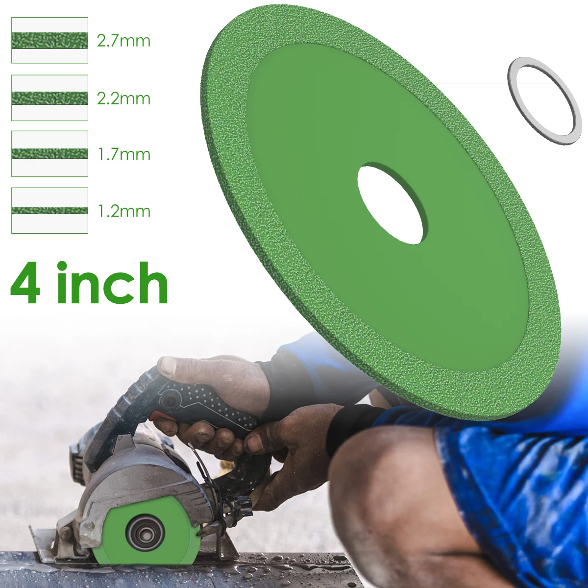

Glass Cutting Disc Ultra Thin Sharp Circular Saw Blade Wear Resistant Wet and Dry Tile Cutting Wheel Angle Grinder Accessories
