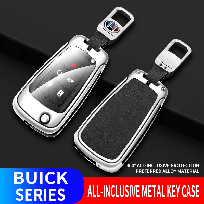 

Кожаный чехол для автомобильного ключа из цинкового сплава для модели Opel Vauxhall Astra J Corsa Insignia Mokka Encore Auto Fold