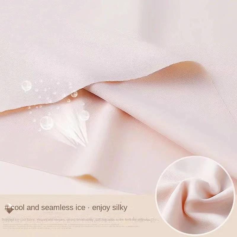 Safety Pants Women Under Skirt Dress Safety Cycling Shorts Seamless Ladies Panties Slimming Female Underwear White Cool Summer