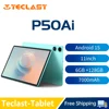 【New】Android 15 Teclast P50 AI Tablet 11" 90Hz Screen AllWinner A733-AI Octa-Core 6GB 128GB LPDDR5 Wifi-6 7000mAh Battery AI Tab 1