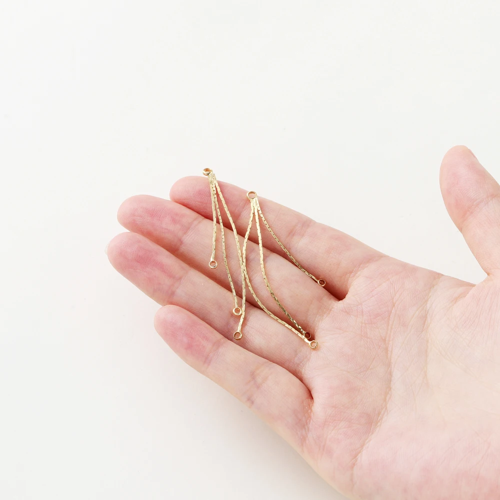 4 قطعة/الوحدة 58 مللي متر 14K/18K الذهب اللون مطلي...