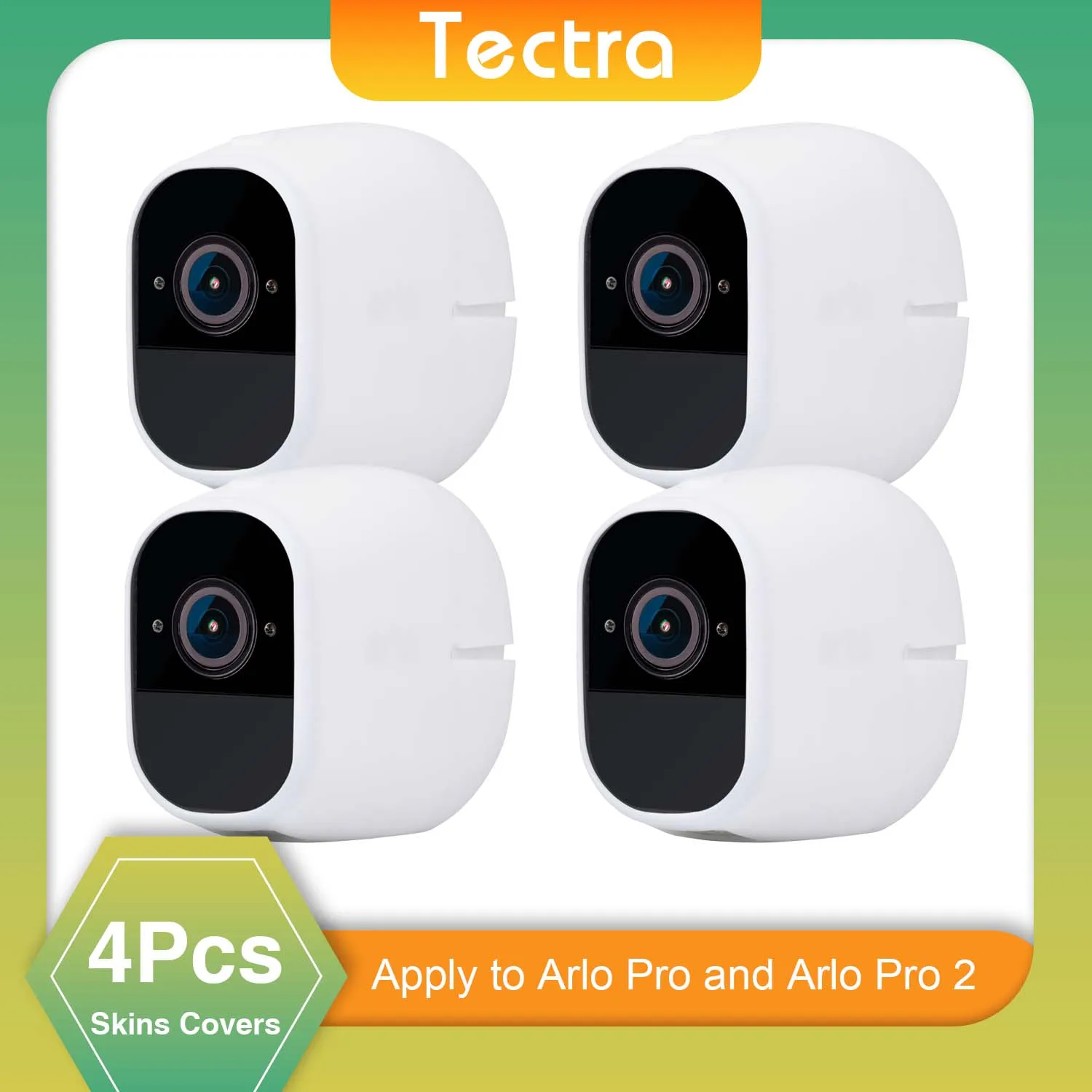 4 Pezzi Di Pelli In Silicone Per Arlo Pro Arlo Pro 2 Telecamere Di Sicurezza Resistente Alle Intemperie Custodia Resistente Ai Raggi Uv Accessori Per 