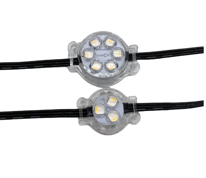 24V RGBW RGBWW Led Pixel Point Light 40mm 12v IP68 Outdoor Permanent Christmas Holiday Track Lighting
