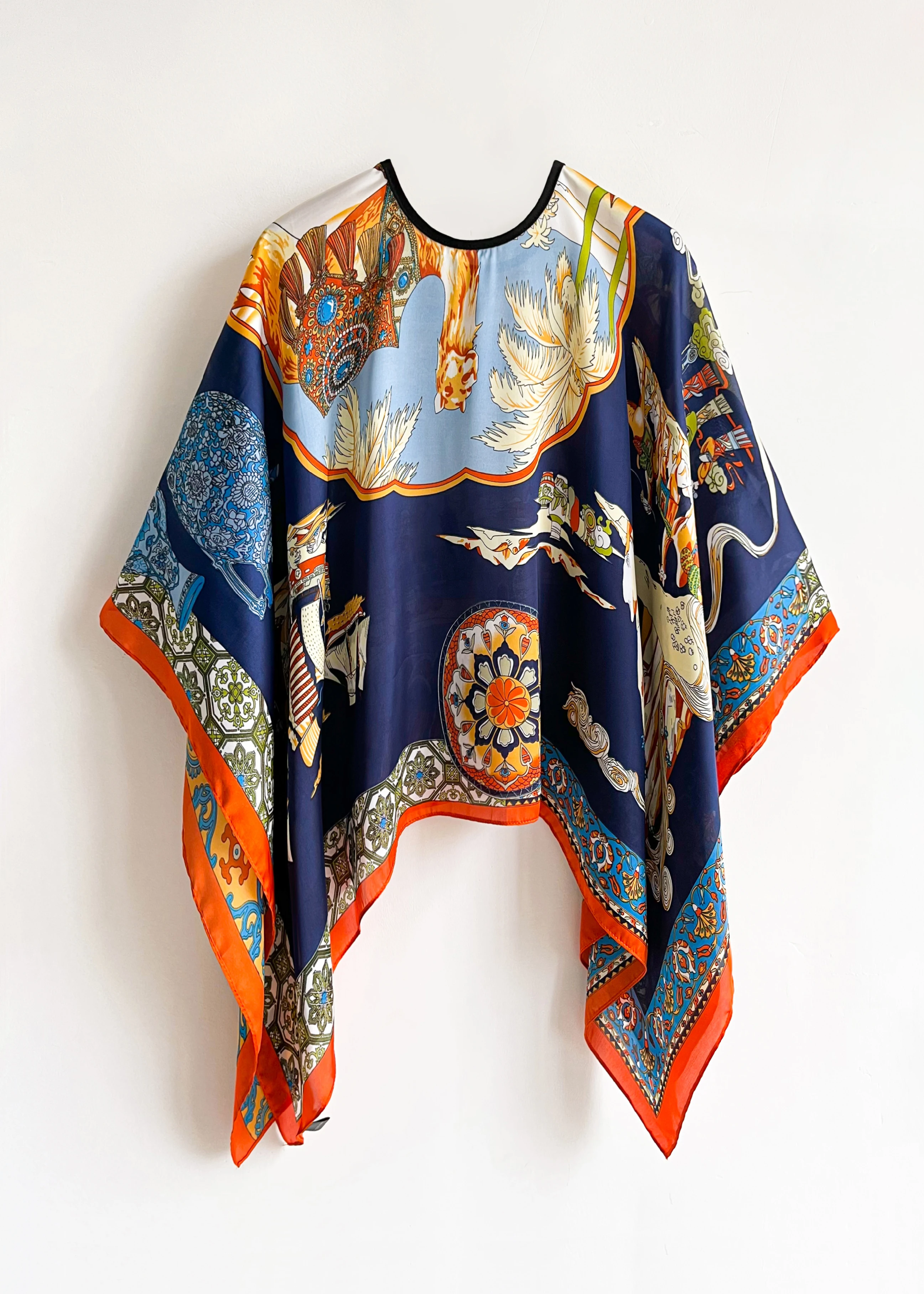 Poncho Pullover Shawl Sun Protection Scarf 2024 New Versatile Scarf Paired With Women's Loose Summer Sunscreen Leisure Clothing