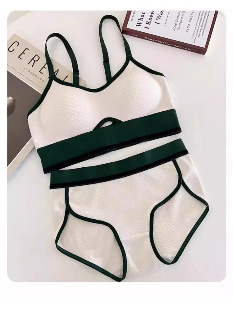 YUQI – Bralette de sport sans couture pour adolescents, sans fil, Anti-affaissement, bonnet fin, petit Support de poitrine, dos nageur, ensemble de soutien-gorge léger, lingerie