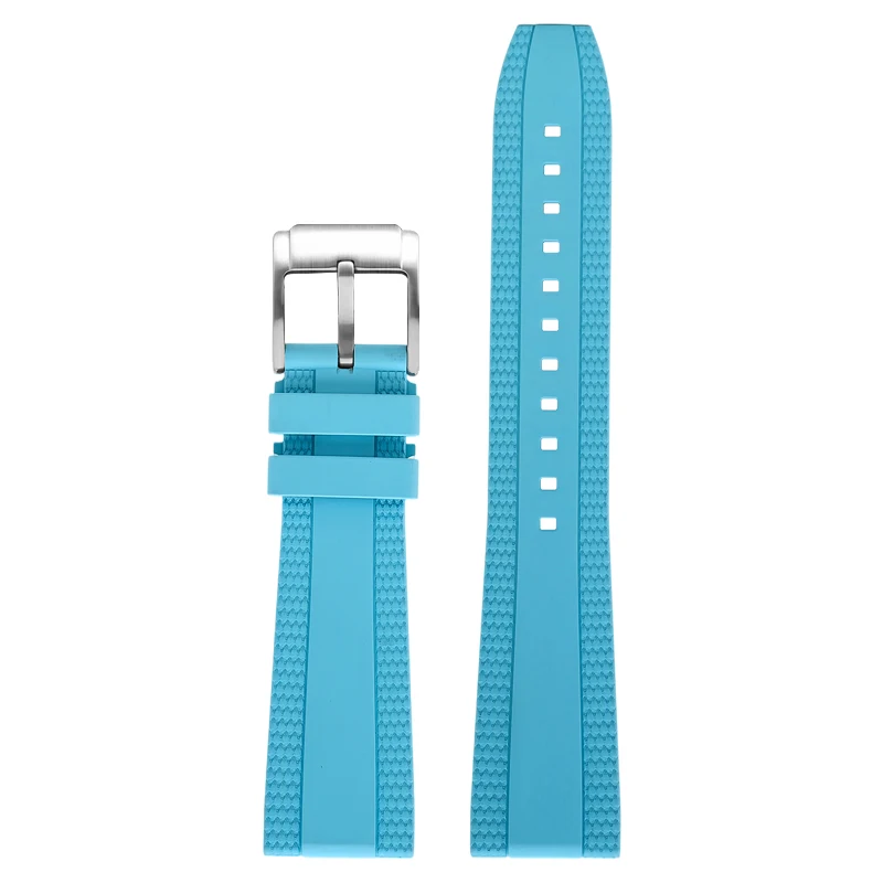 Premium Silicone Watch Strap, Waterproof Rubber Band Bracelet, 20/22mm