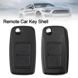 2 Buttons Car Key Shell Uncut Blade Remote Case Fob Supplies Remote Key Case for Chery Tiggo A1 E5 A5 Fulwin Cowin Easter