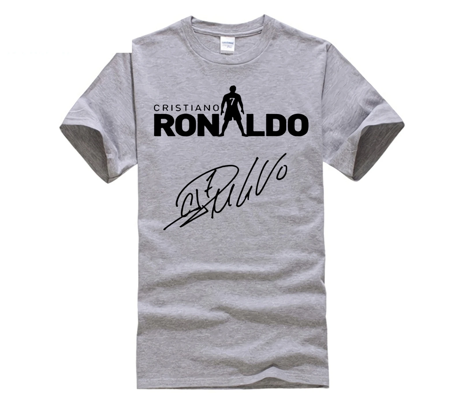 T-Shirt Oversize Cristiano Ronaldo Firmato Cr7 Tee Cool T-Shirt Uomo O-Collo Moda T-Shirt Ventagli Regalo