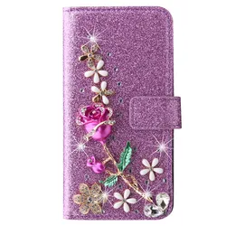 Luxury Flip Glitter Phone Case - Elegant and Stylish Protection - Galaxy S24 (PURPLE)