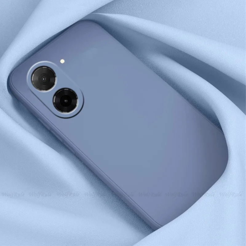 Liquid Silicone Shockproof TPU Soft Phone Case with Original Back Cover Design