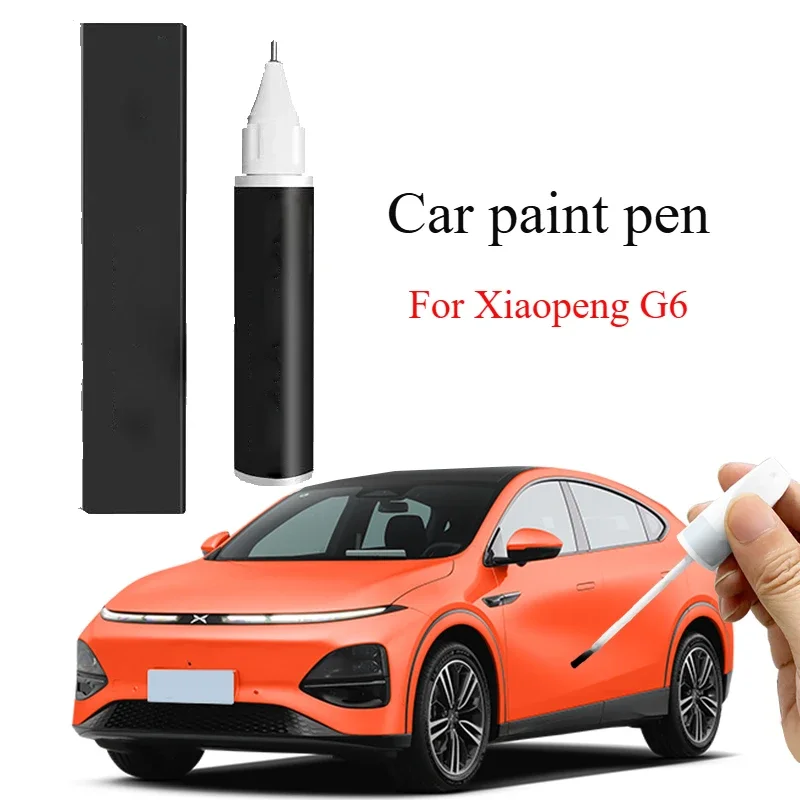 For Xiaopeng G6 paint pen white silver G6 auto supplies modification accessories original car paint scratch repair