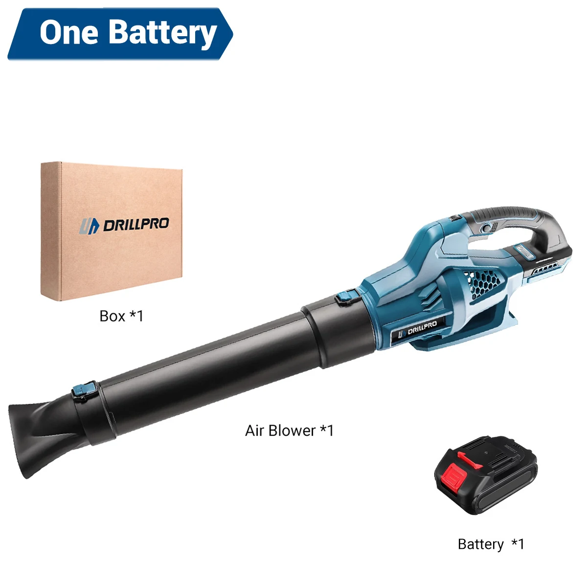 Drillpro 8000–17000 U/min, bürstenloses Luftgebläse, 6 Geschwindigkeiten, 22–40 m/s, Wind, 790 m/h, hocheffiziente Wärmeableitung, leicht, ergonomisch – Detail 8