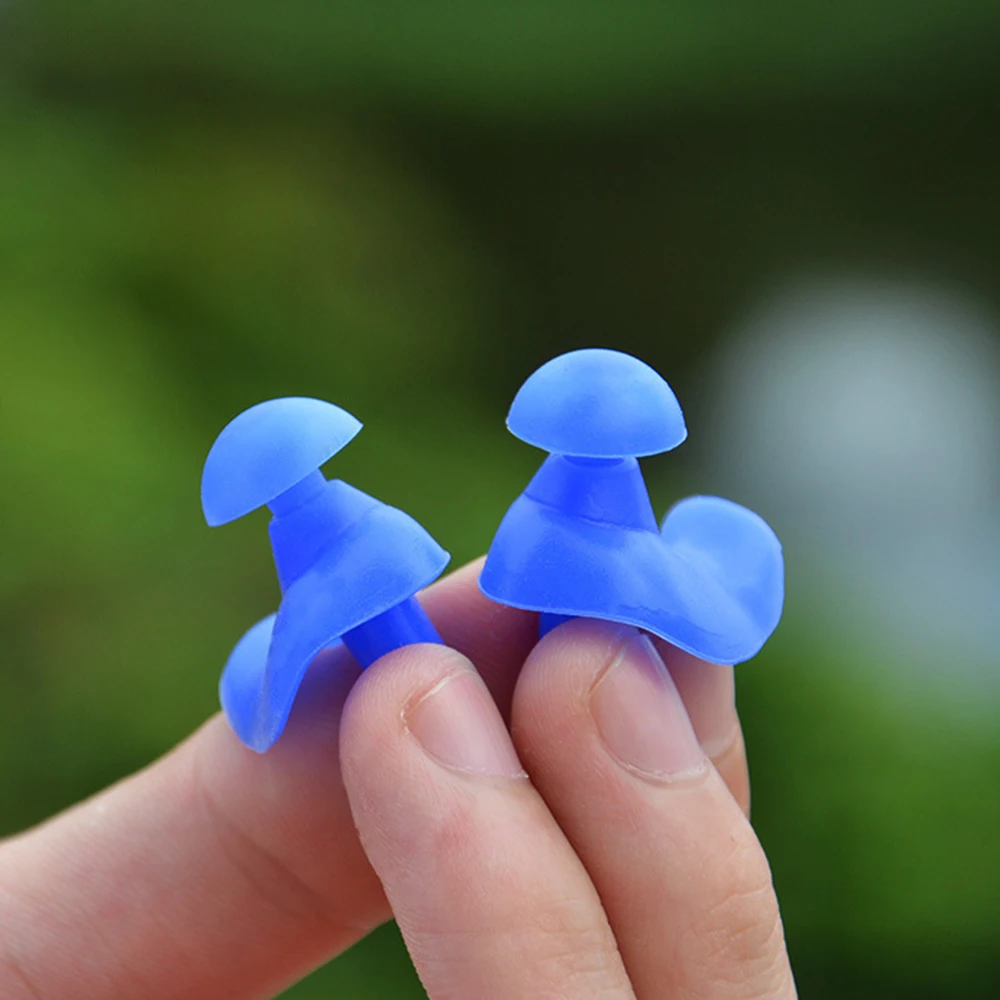 Earplugs Water Sports Swimming Accessories Silicone Soft Portable Dust-Proof Ear Plugs With Box Diving Water Waterproof Ear Plug