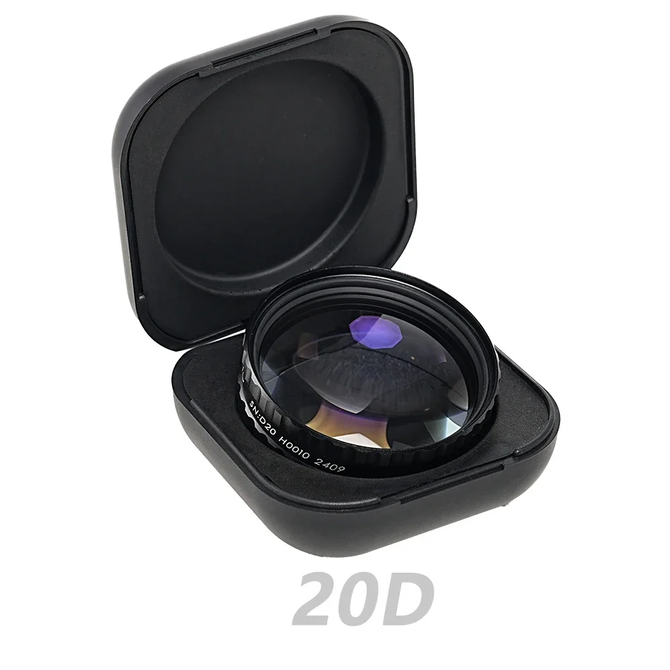 Fundus Vessel Check Doppelspaltlampe Addon Retina-Linse Asphärische Linsen 20D / 78D / 90D Untersuchung Netzhaut-Ophthalmologische Werkzeuge Diagnose-Ophthalmoskop Weitwinkel