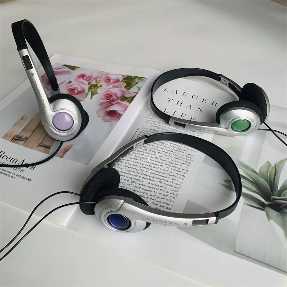 Auricular retro vento do milênio, tipo C fone de ouvido com fio, clássico sobre a orelha Vintage Earbud, Mp3 ao ar livre, Y2K