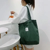 JIOMAY sacs à bandoulière Sac de courses sacs porté épaule  cabas femme sac femme sac bandouillere femme sacs à main sac  sacoche femme Sac de Shopping en toile pour femmes fourre-tout à bandoulière en velours côtelé 2 5