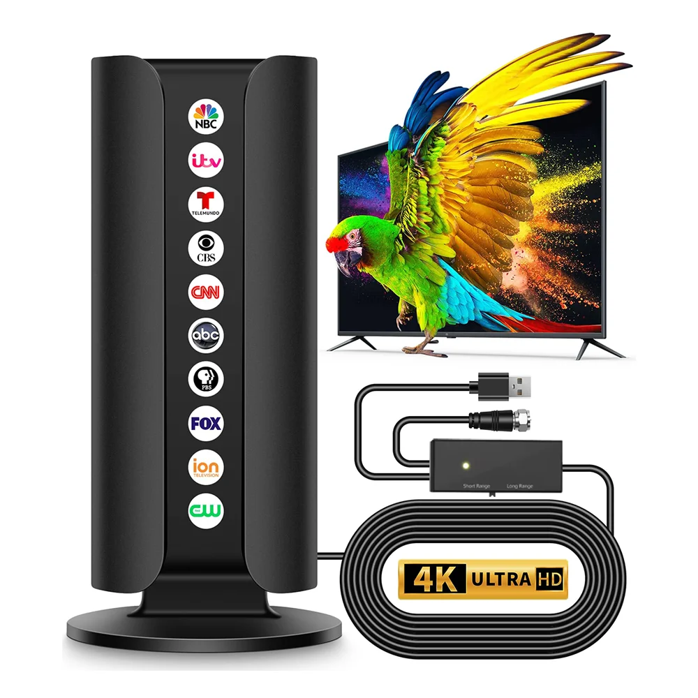 2025 TV Antenna for Smart TV and Old TVs 360° Signal Reception TV Antenna with Amplifier Digital HD TV Antenna