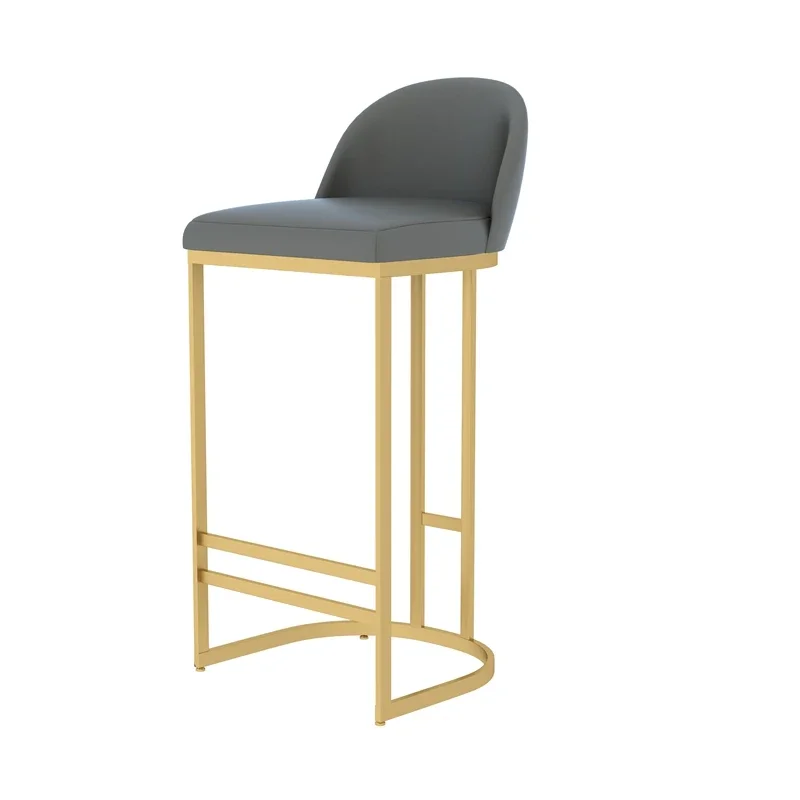 

Nordic Golden Luxury Minimalist Office High Bar Chair Dining Soft Ergonomic Office Chair Barber Chaises Bar Bar Furniture