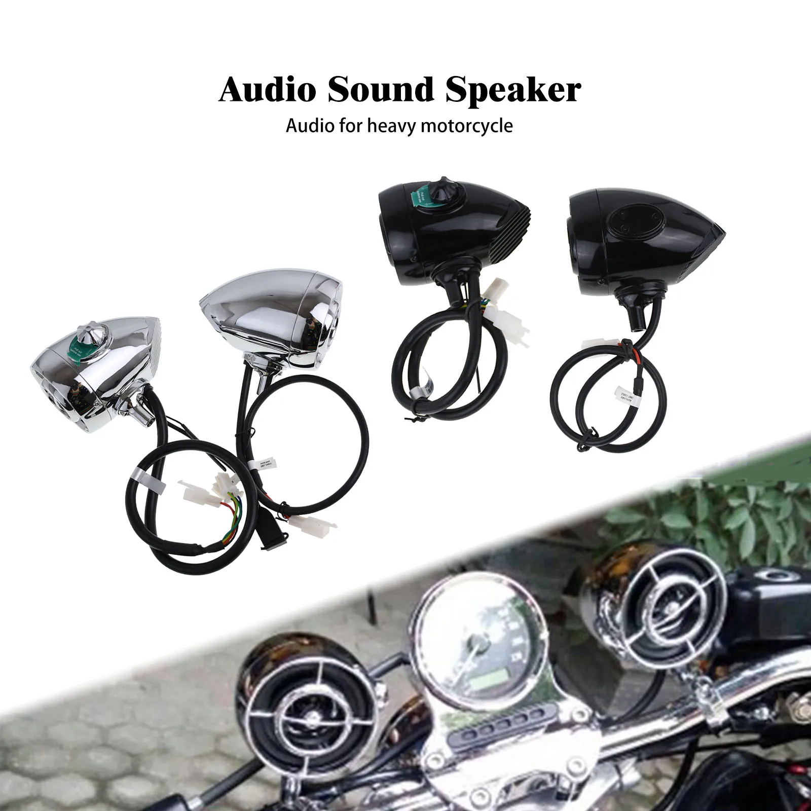 

Водонепроницаемый Bluetooth MP3 WMA USB AUX динамик для телефона Harley Touring Dyna