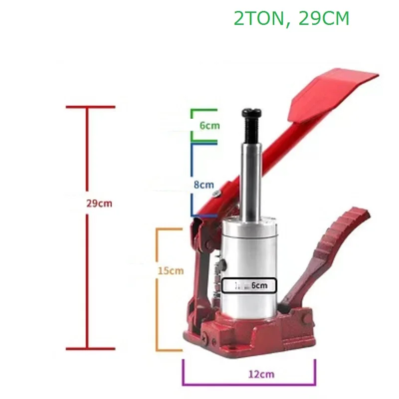 2TON-4Ton Pedal foot type hydraulic bottle Jack for change tire of vehicle car off-road automobile SUV off-road tire tyre change