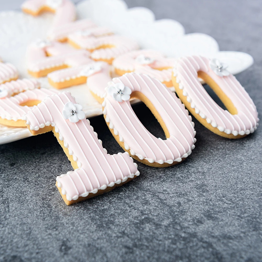 Large Numbers Cookie Mold Cartoon Birthday Cake Cutting Mold DIY Baking Tool cookie cutter baking mold cookie mould cookie printing mold baking decorating tools