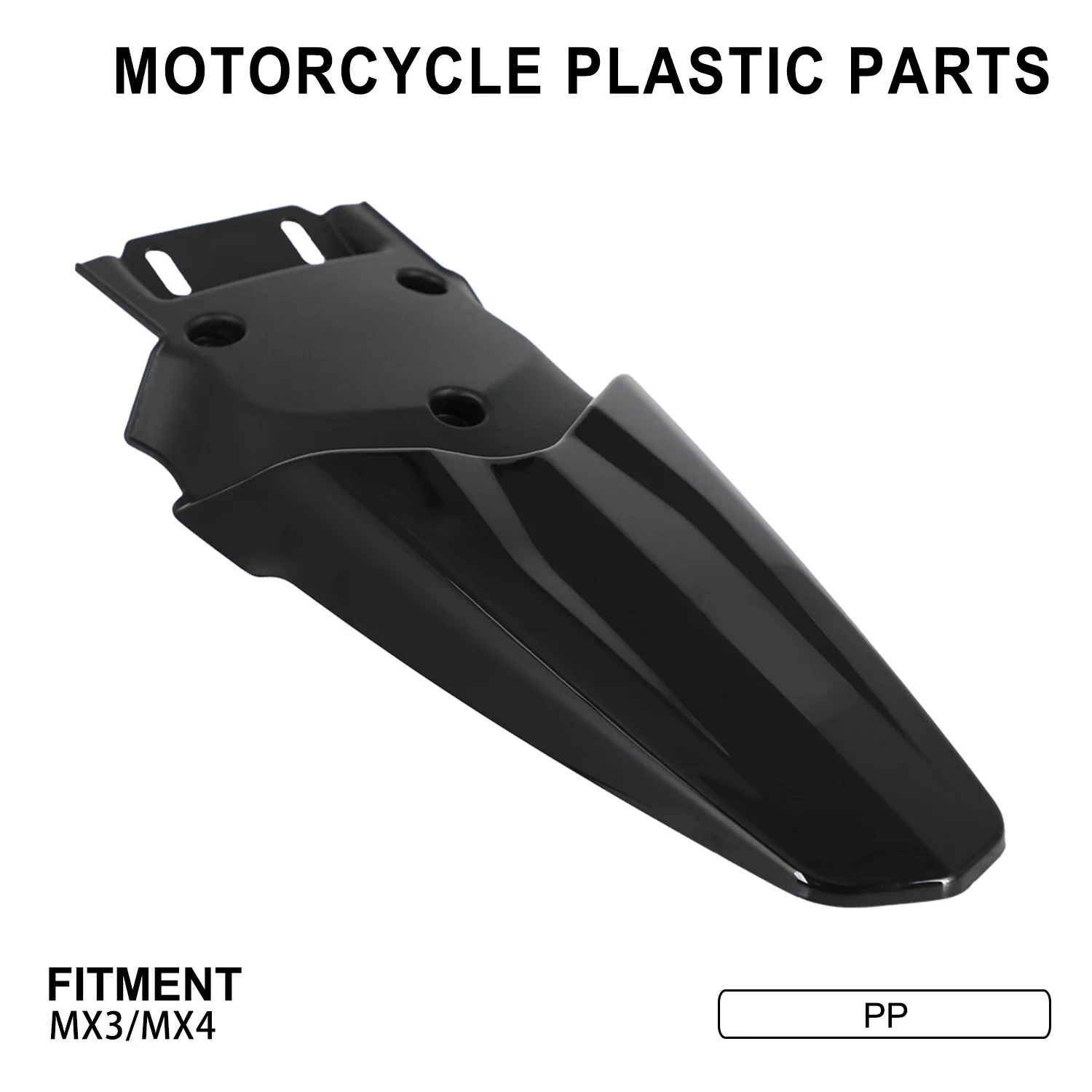 Motorcycle Rear Fender PP For TALARIA MX3 MX4 Dirt Bike Carbon Fiber