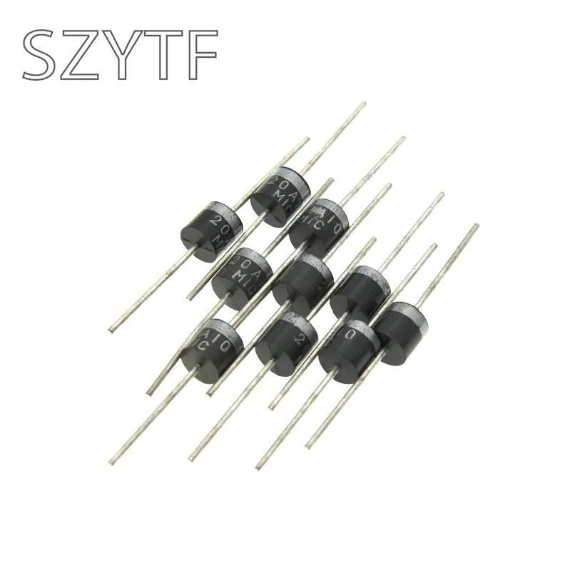 50pcs/bag 6A10 6A 1001V 10A10 10A 1000V 20A10 20A 1000V rectifier diode