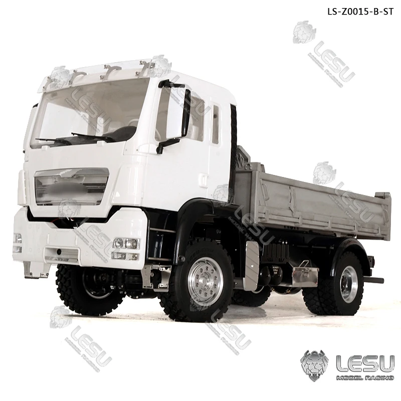 Lesu 1/14 Tgs Metal 4*4 Chassis Dumper Truck B Model Light Sound Motor Esc Boys Gifts Th16799-Smt4