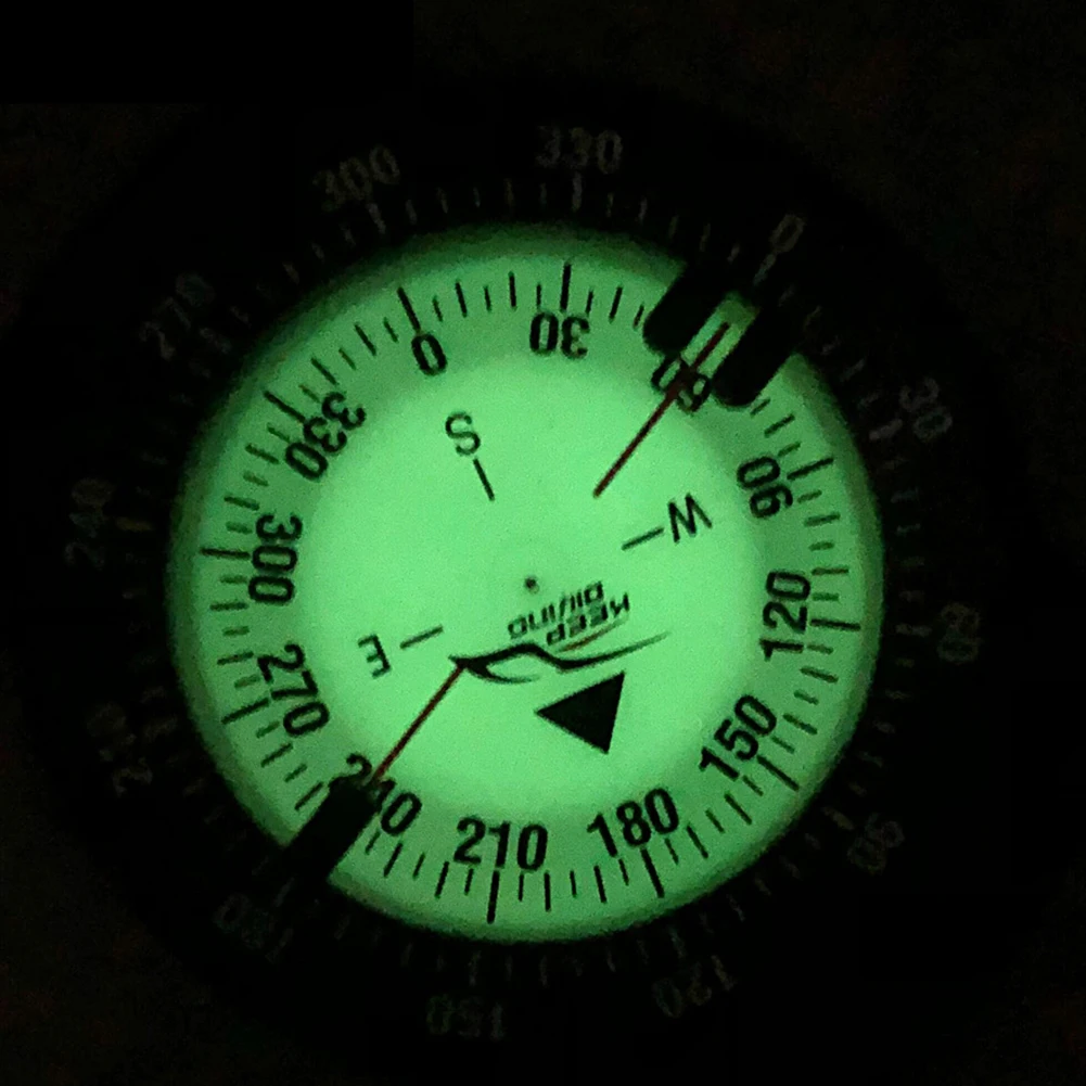 Description Picture 6 of itemBungee Cord Compass Underwater 50m Diving Waterproof Scuba Luminous Diving Watch