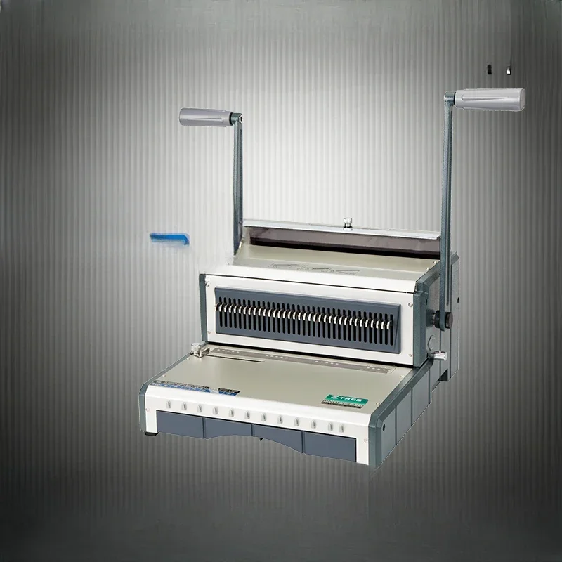 

S310 square hole/SY310 circular hole iron ring binding machine double line circle desk calendar calendar file