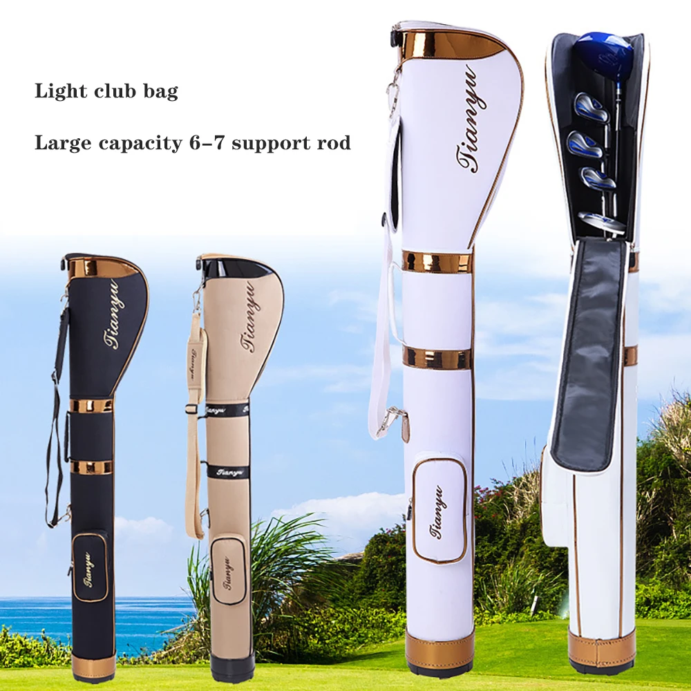 

Golf Bag: Gun Bag Holds 6-7 Clubs Carry Club Bag Lightweight PGM Golf BagEasy To Carry and Durable Putting Golf Bag