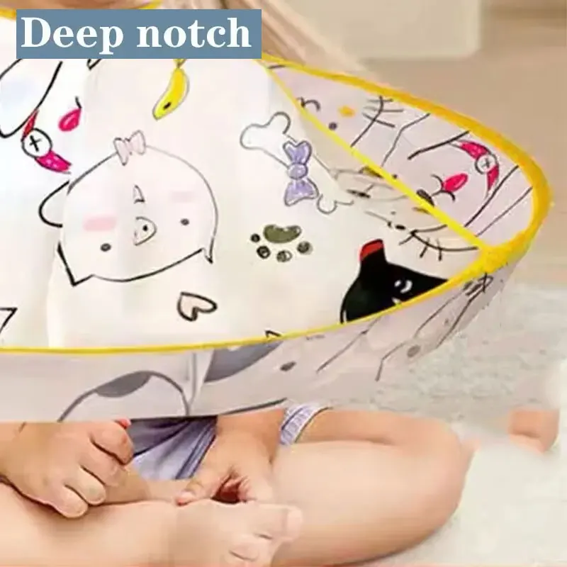 Kids Hair Cutting Cape Hair Cutting Gown Hairdresser Apron Cloak Umbrella Hair Cutting Tools 6