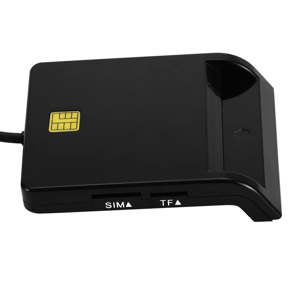 LED 표시등이 있는 USB 스마트 카드 리더, 은행 세금 DNIE ATM CAC IC ID 카드 리더, 윈도우 7, 8, 10, 리눅스용