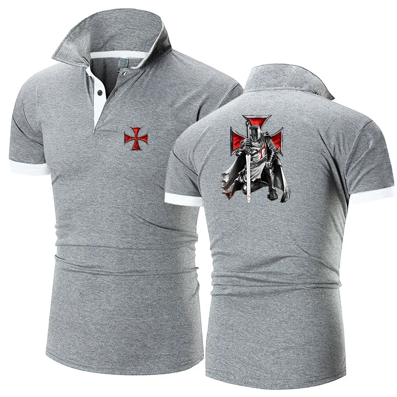 Mens Breathable Summer Polo T Shirts Casual Short Sleeves