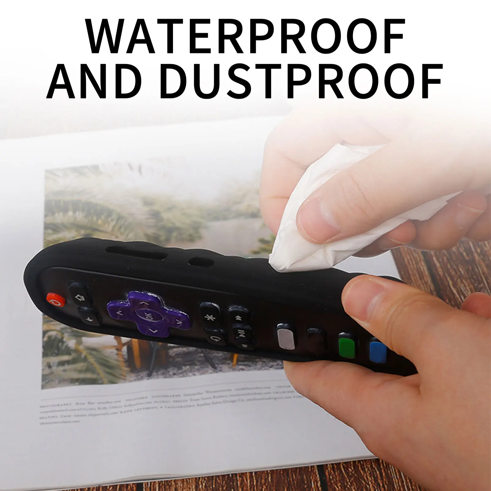 New Protective Case for TCL Roku TV Steaming Stick RC280 RC282 Remote Silicone Cover Shock Proof Controller Skin Anti Slip