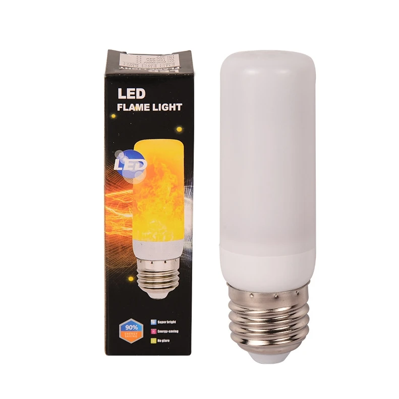 

E12/E14/E27/B22 5W LED Fire Flame Bulb Lights 3 Modes Dynamic Flickering Effect Lamp for Indoor Outdoor Home Party Decoration