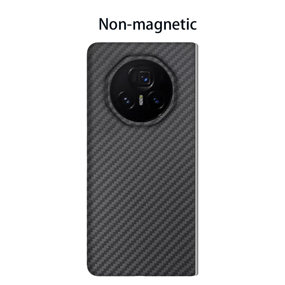 Ultra-Thin Carbon Fiber Aramid Phone Case with Magnetic Hard Shell