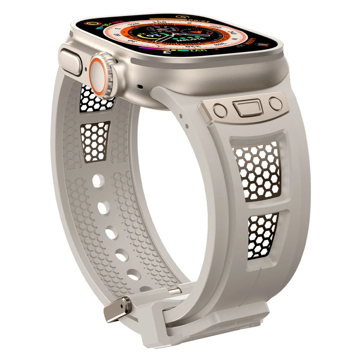 Uhrenarmband für iWatch 42/44/45/49 mm, modisches Metallarmband für die Uhrenserie Ultra2 Se 9/8/7/6_voghion.com