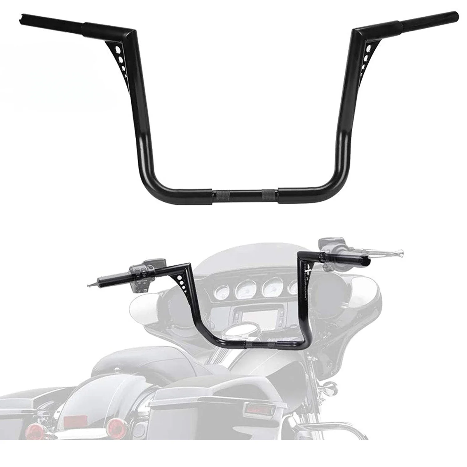 Rise Ape Hangers Rise Ape Z Hangers Manubrio Per Sportster Xl 883 Softail Electra Glide Street Glide Ultra Limited