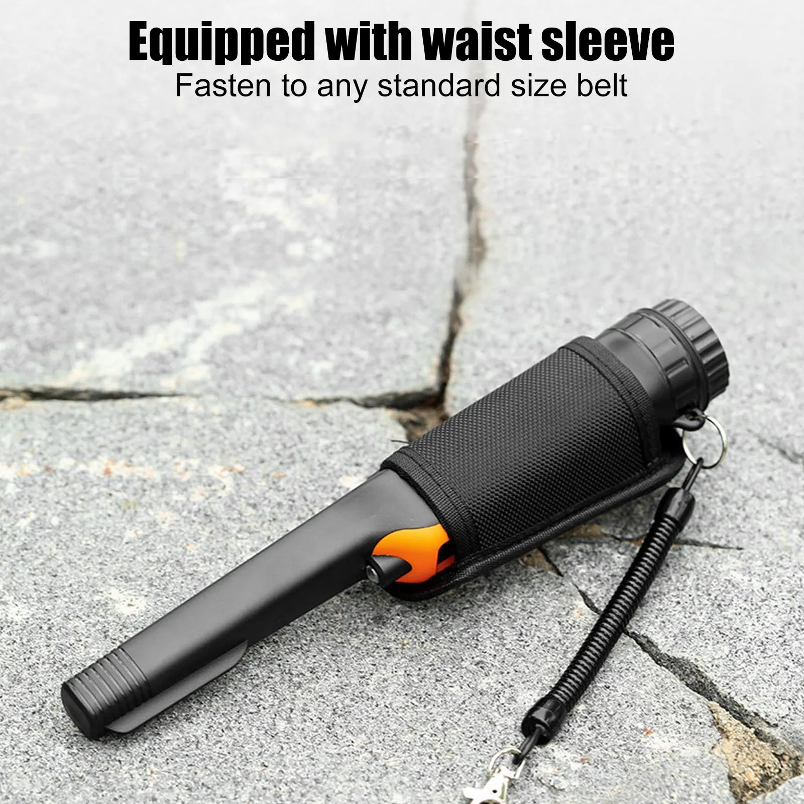 Metal Detector Pinpointer Fully IP68 Waterproof Metal Detector Pinpointer With Belt Holster 360 Search Treasure Pinpointing