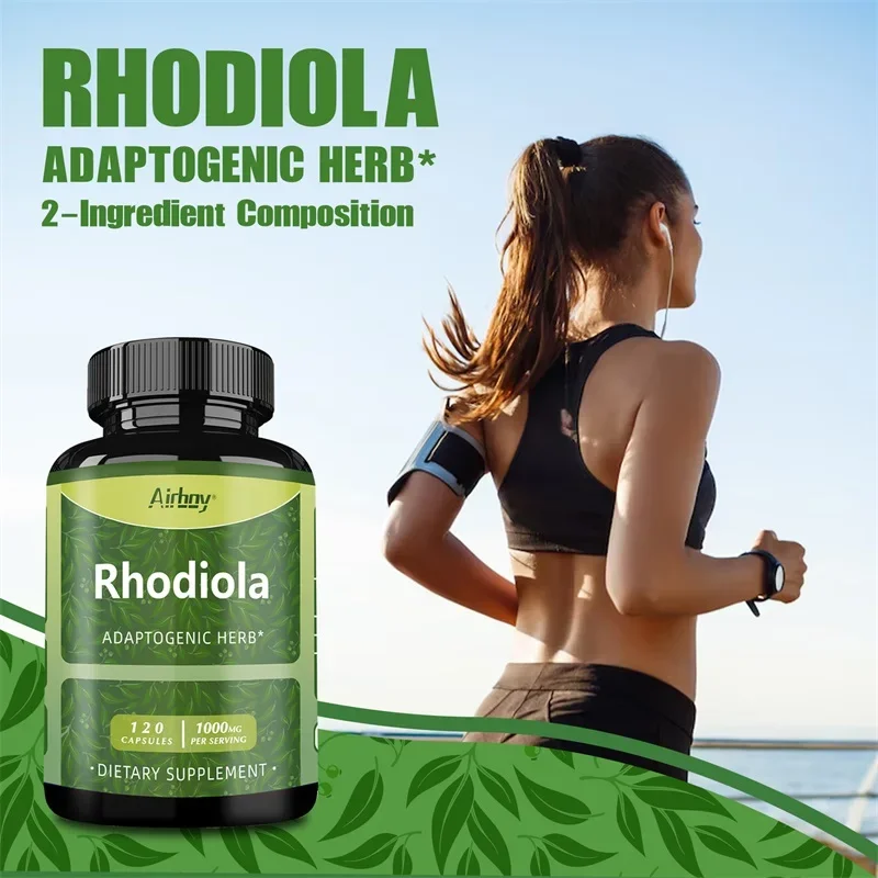 Rhodiola Supplement-Improves Athletic Performance, Endurance, Mood and Motivation, Relieves Anxiety & Improves Mood