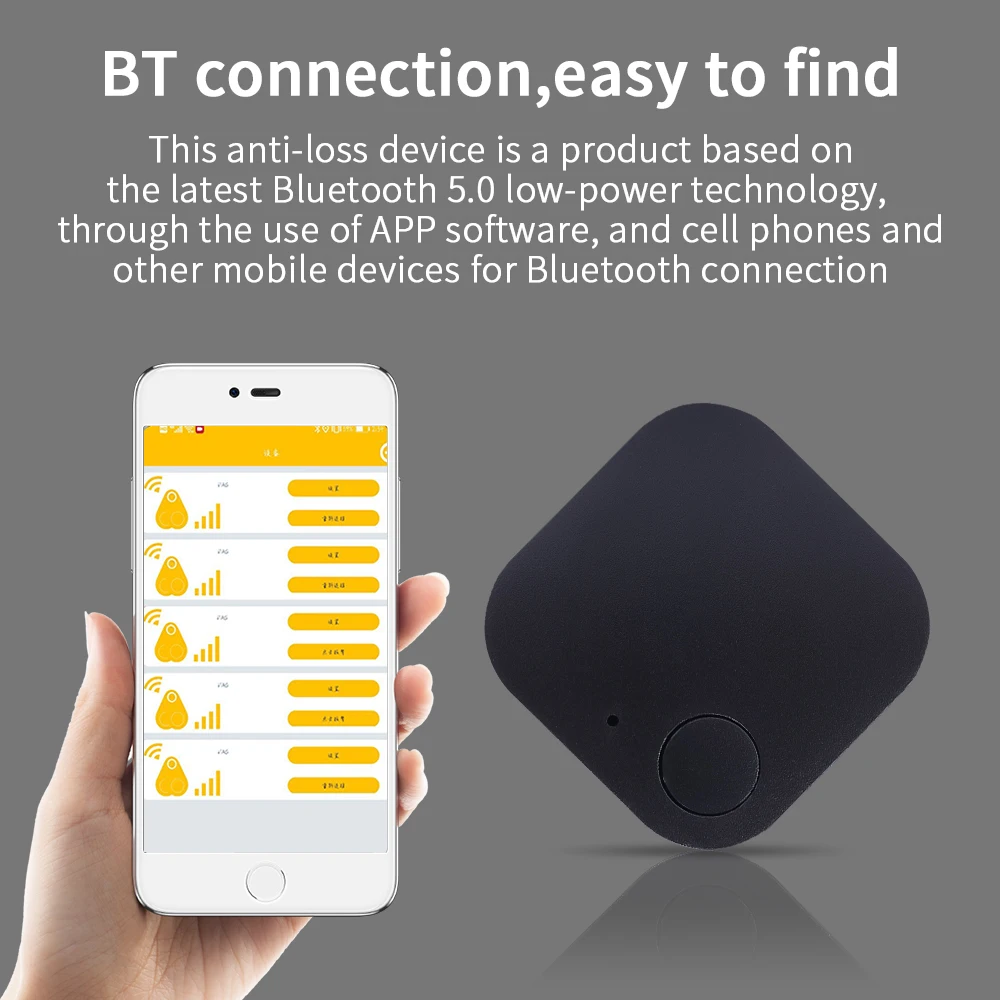 Mini GPS Tracker Bluetooth Wireless Locator Pet Key Kid Bag Wallet