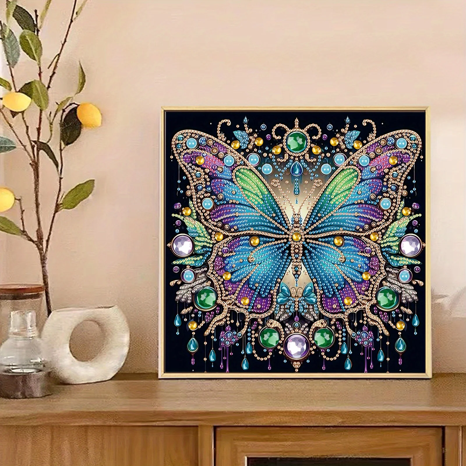 DIY Colorful butterflies 5D Special Shape Diamond Art Kits for Beginners Diamond Art Painting Kits for Home Wall Decoration Gift